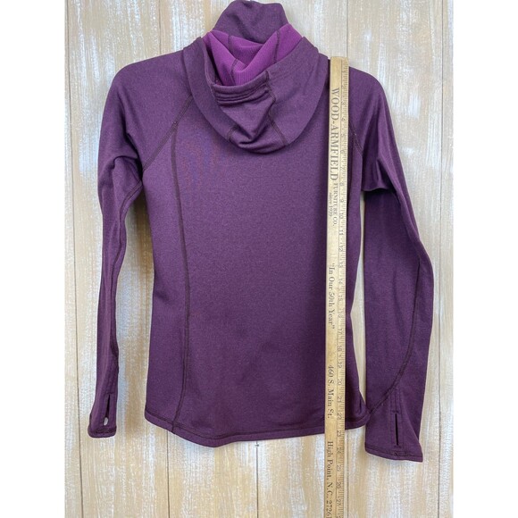 Patagonia Performance Baselayer Capilene Zip Pullover Hoodie Women’s S Purple - Picture 8 of 10